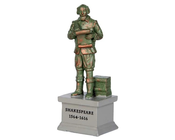 Park statue - shakespeare, Lemax Europe, tuincentrumoutlet