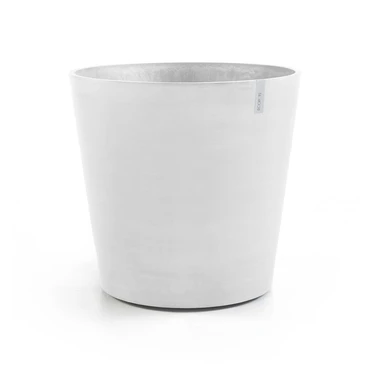 Pot Amsterdam Wheels Ø 80 cm Pure White, Ecopots, Tuincentrum Outlet