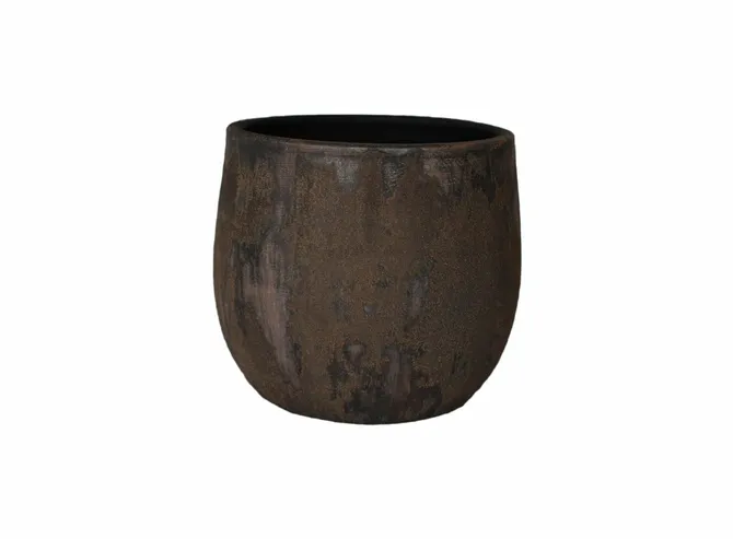 Pot avion d16h14cm bruin, HS Potterie, tuincentrumoutlet