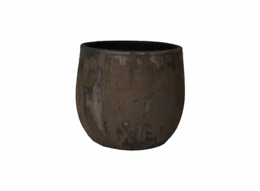 Pot avion d16h14cm bruin, HS Potterie, tuincentrumoutlet