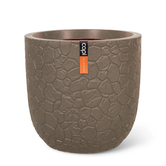 Pot bol Clay NL 35x34 warm taupe, Capi Europe, tuincentrumoutlet