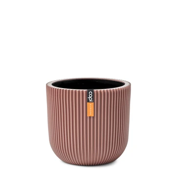 Pot bol groove 24x21 roze, Capi Europe, tuincentrumoutlet