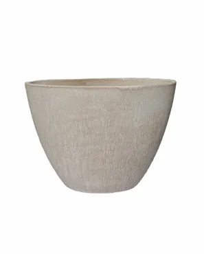 Pot ovaal miami l33d13h24cm creme, HS Potterie, tuincentrumoutlet