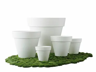 Pot pure d40cm linnen wit alle soorten, Elho, tuincentrumoutlet.com