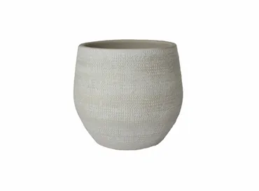 Pot tokio d16h14cm creme, HS Potterie, tuincentrumoutlet