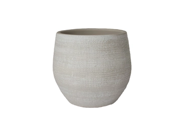 Pot Tokio d39h36cm crème, HS Potterie, tuincentrumoutlet