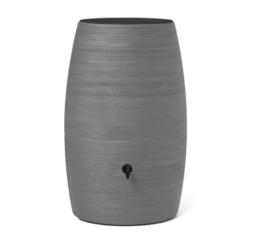 Rain barrel Rib 400L grijs, Capi Europe, tuincentrumoutlet