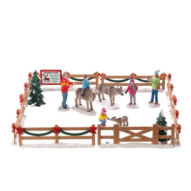 Reindeer Petting Zoo, Lemax, Tuincentrum Outlet