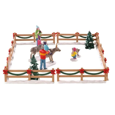 Reindeer Petting Zoo, Lemax, Tuincentrum Outlet