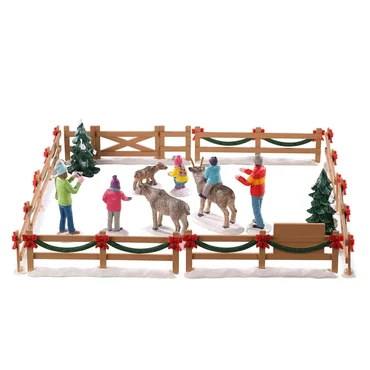 Reindeer Petting Zoo, Lemax, Tuincentrum Outlet