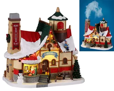 Santa's Chalet Lemax Santa's Wonderland Collection 2022