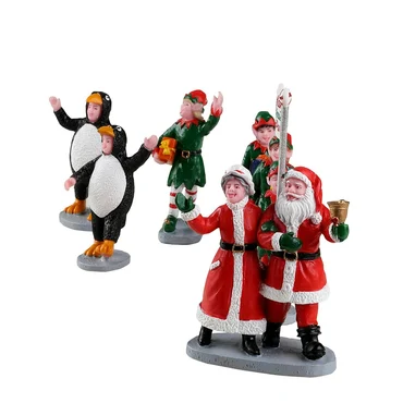 Santa's Elf Parade Set Van 7 Lemax General Collection 2022, Lemax, Tuincentrum Outlet