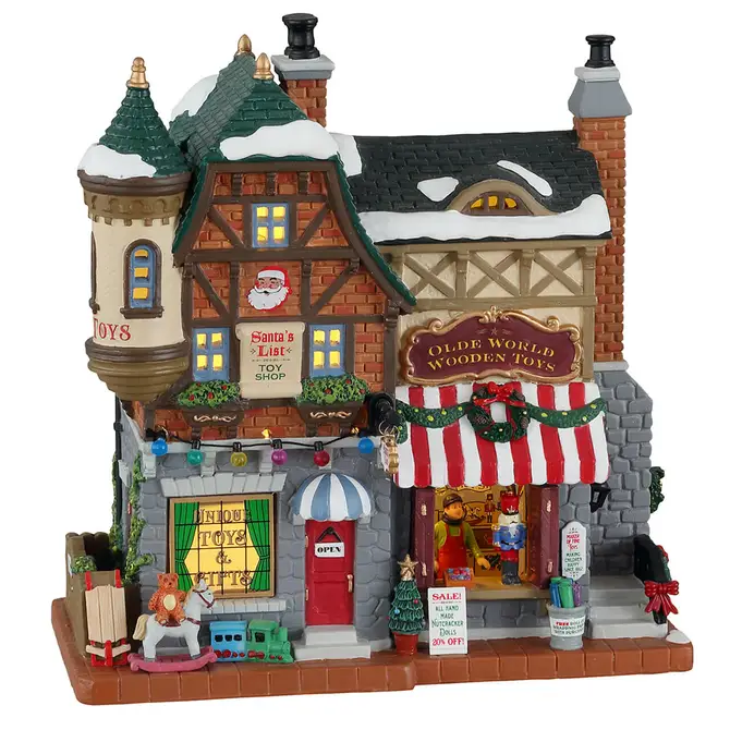 Santa's List Toy Shop Lemax Caddington Village Collection 2022, Lemax, Tuincentrum Outlet