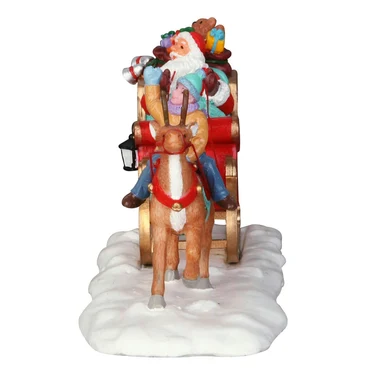 Santas sleigh, Lemax Europe, tuincentrumoutlet