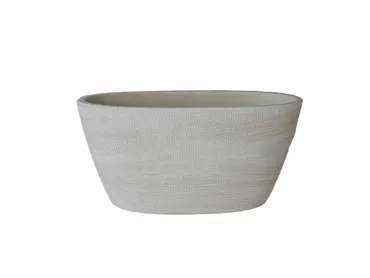 Schaal tokio ovl 29x15x14cm creme, HS Potterie, tuincentrumoutlet