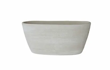 Schaal tokio ovl 43x15x19cm creme, HS Potterie, tuincentrumoutlet