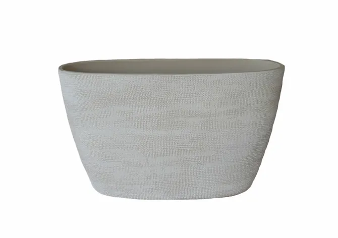 Schaal tokio ovl 44x16x26cm creme, HS Potterie, tuincentrumoutlet