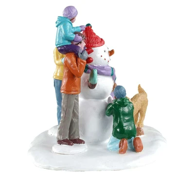 snowman teamwork - Lemax - tuincentrumoutlet.com