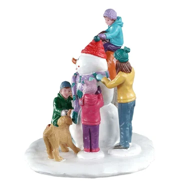 snowman teamwork - Lemax - tuincentrumoutlet.com