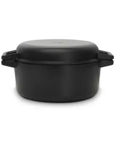 Solido dutch oven l26cm+grilldksl, boretti, tuincentrumoutlet