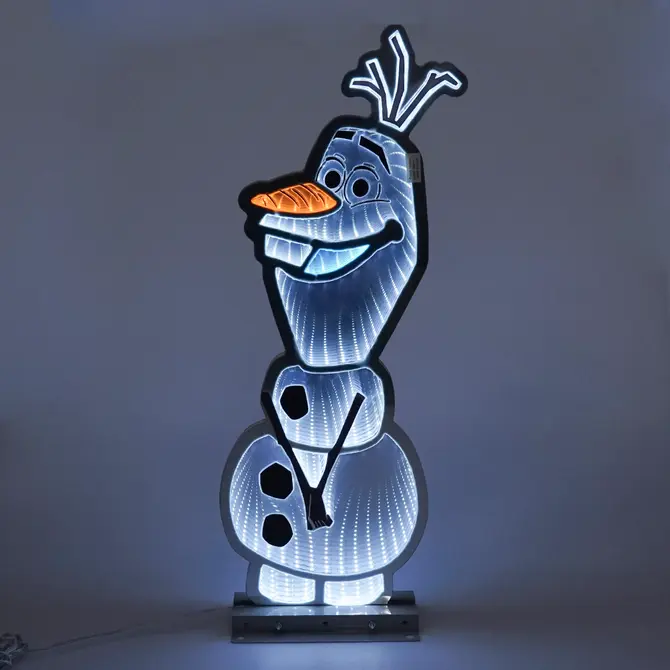 Spiegellicht 3d olaf 63cm, Disney, Tuincentrumoutlet