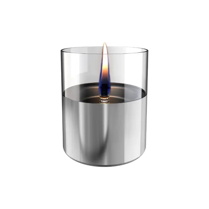 Tenderflame giftbox tafelhaard Lilly zilver D 10 H 10,5 cm, Tenderflame, tuincentrumoutlet