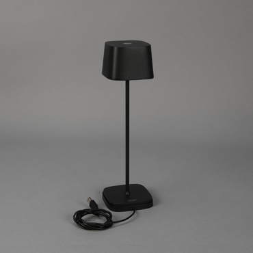 Terraslamp oplaadbaar mtl vk b10h36 zwart met laadpaneel, Konstsmide, tuincentrumoutlet