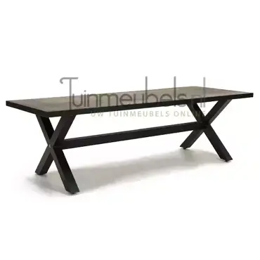 Tuintafel Vita Braga L240 cm - antraciet, Vita, tuinmeubels