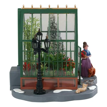 Victorian greenhouse 4.5v adapt zijkant, Tuincentrumoutlet, Lemax