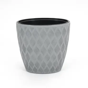 Vita bloempot Flow ellipse 60 grijs