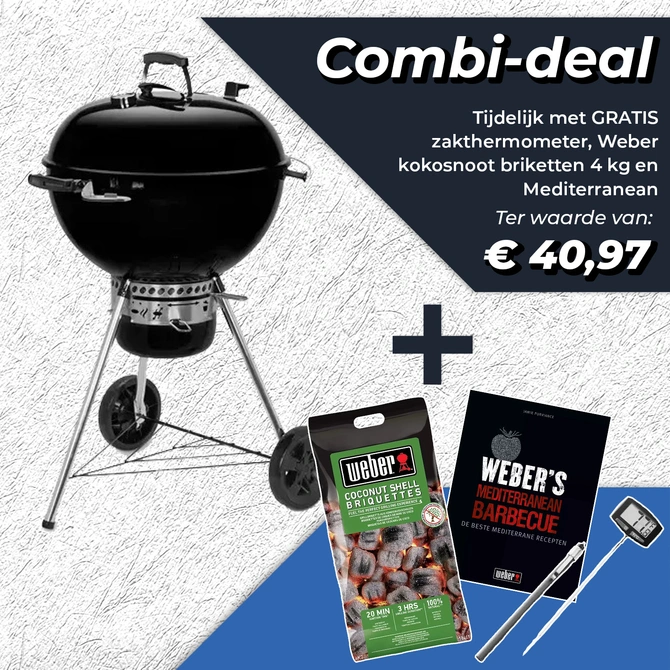 Weber Master-Touch GBS E-5750 57 Houtskoolbarbecue Houtskool BBQ - Actie, Weber, Tuincentrum Outlet