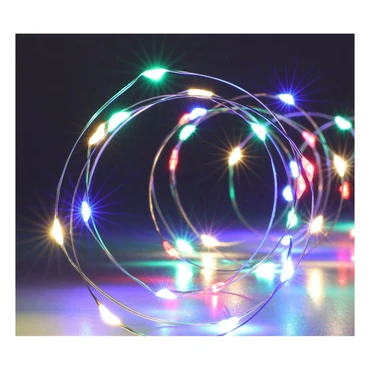 ZILVERDRAAD 40LED MULTI COLOR - afbeelding 3