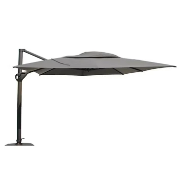 Zweefparasol Hacienda 300 x 400 cm. Anthracite frame Charcoal