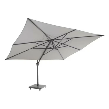 Zweefparasol Hacienda 300 x 400 cm. Anthracite frame Mid Grey